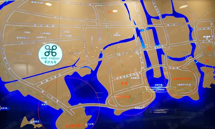 平沙九号花园交通图