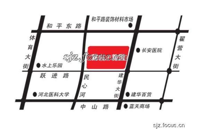 冀兴尊园交通图