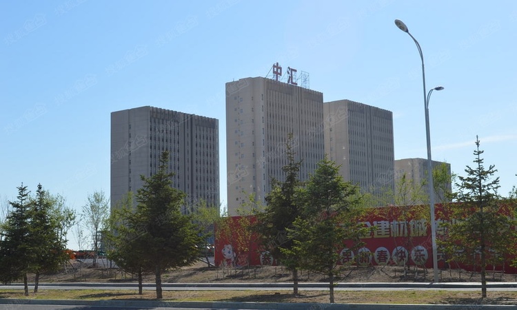 中汇城中城国际公寓施工进度图