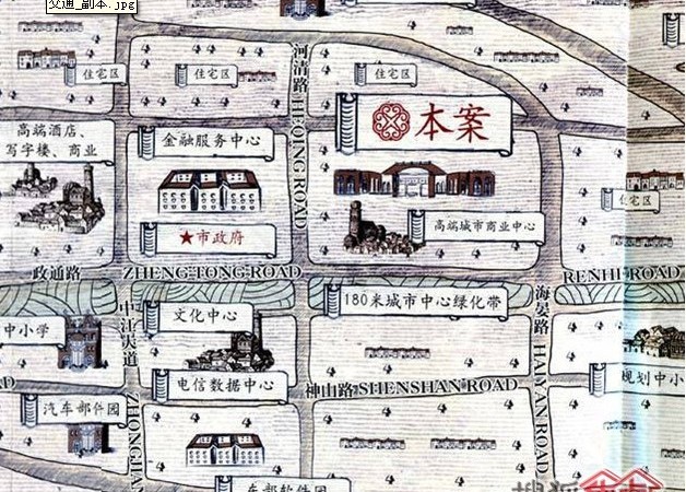 南翔万商（芜湖）国际商贸城交通图
