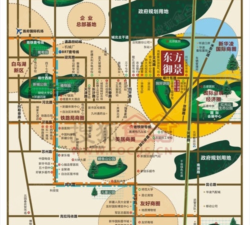 通嘉东方御景三期交通图