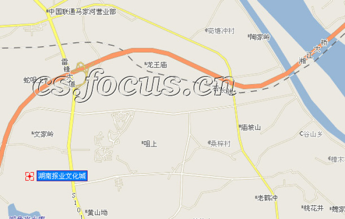 湖南报业文化城交通图