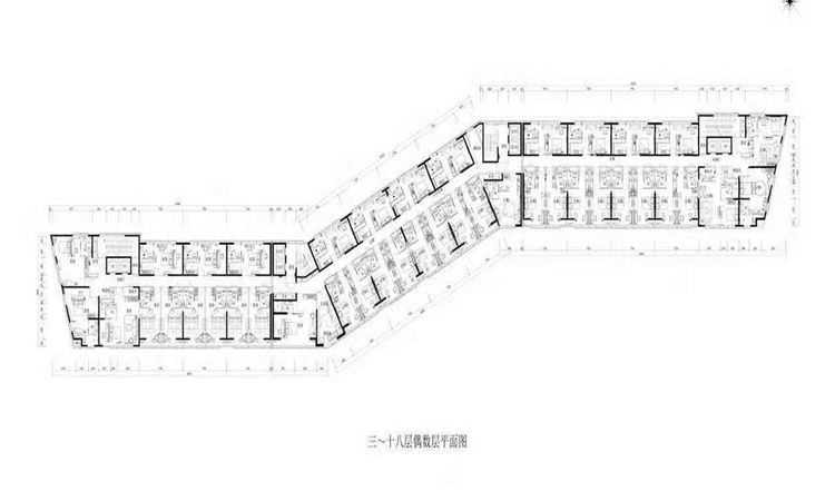廊坊孔雀城大学里楼层平面图