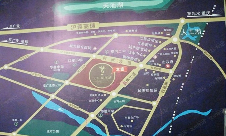 巨丰·凤凰城交通图