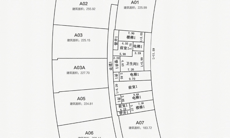 海垦广场楼层平面图