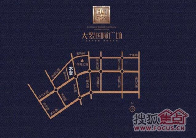 大曌国际广场交通图