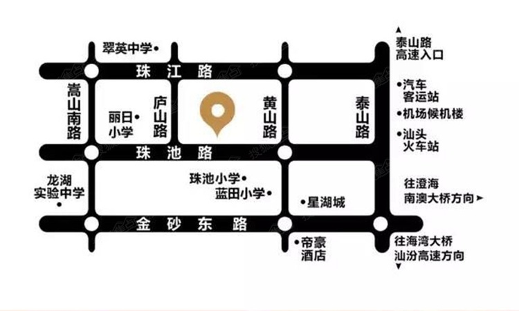 清华熙园交通图