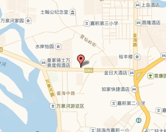 万泉山水绿都交通图