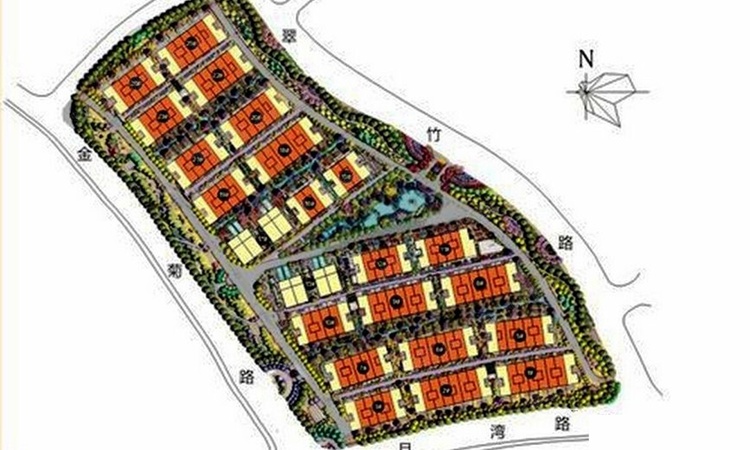 荣和公园墅楼层平面图