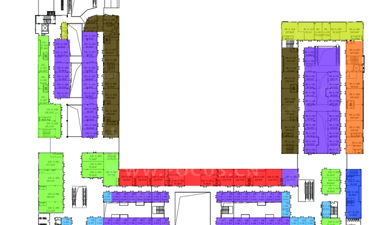 嘉天下休闲广场楼层平面图