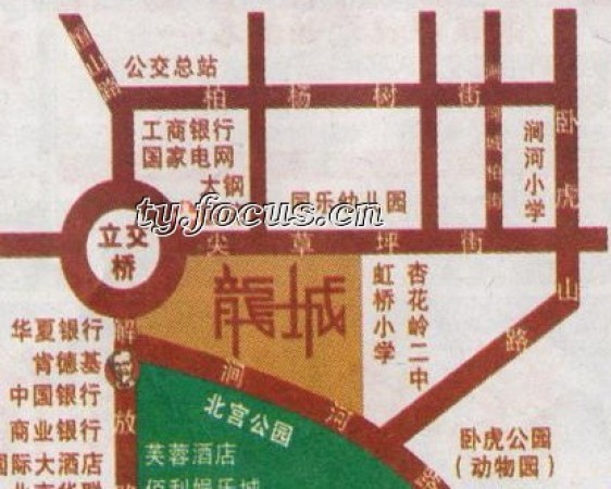 龙城交通图