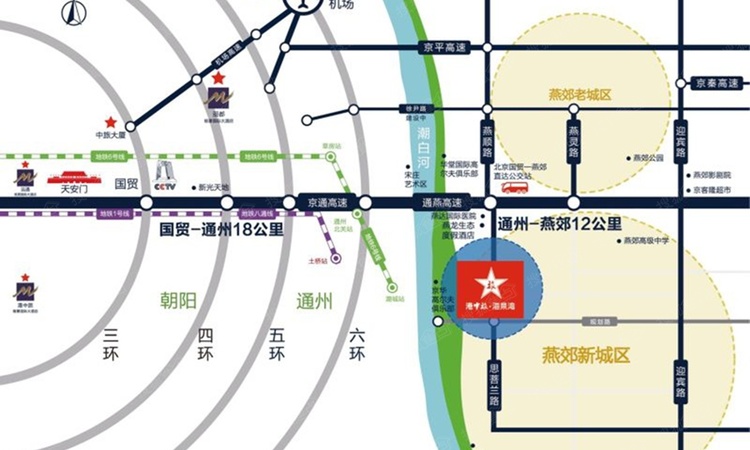 港中旅·海泉湾交通图