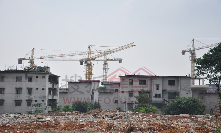 合景新鸿基泷景施工进度图