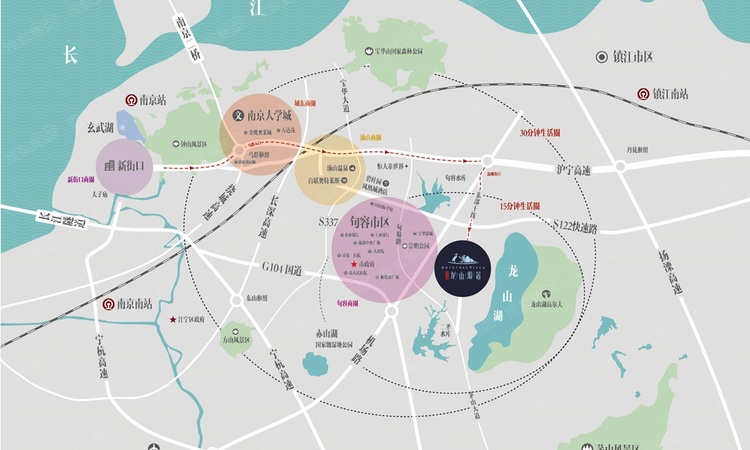 碧桂园龙山源著交通图