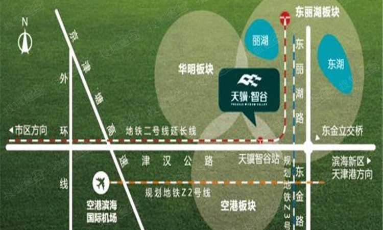 天骥智谷交通图