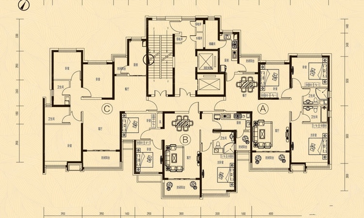 恒大江湾楼层平面图