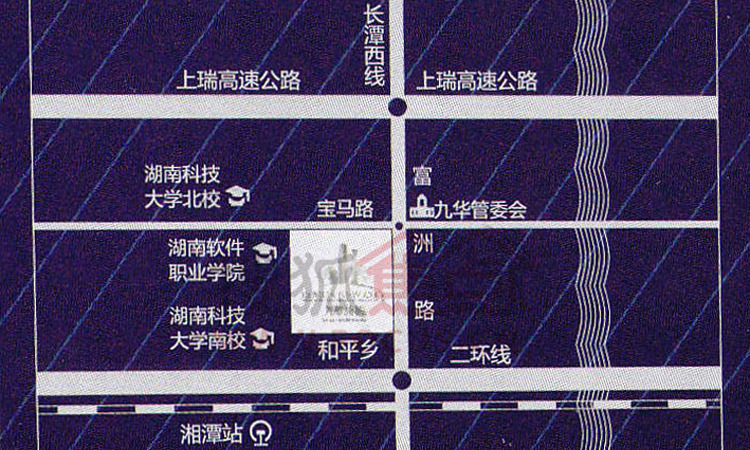 九华新城交通图