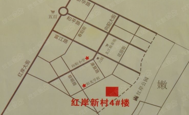 红岸新村交通图
