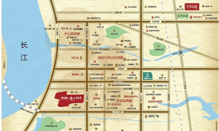 万科海上传奇交通图