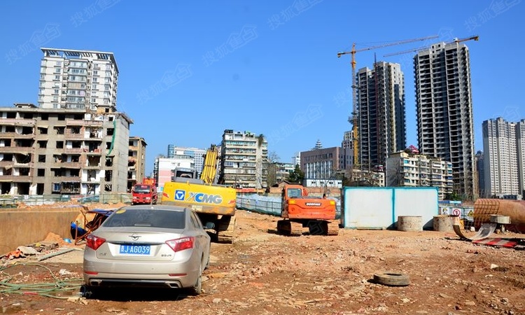 碧桂园·贵阳中心施工进度图