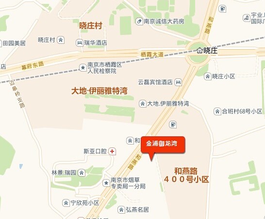 金浦御龙湾交通图