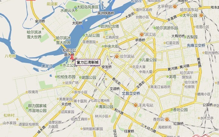 富力江湾新城交通图