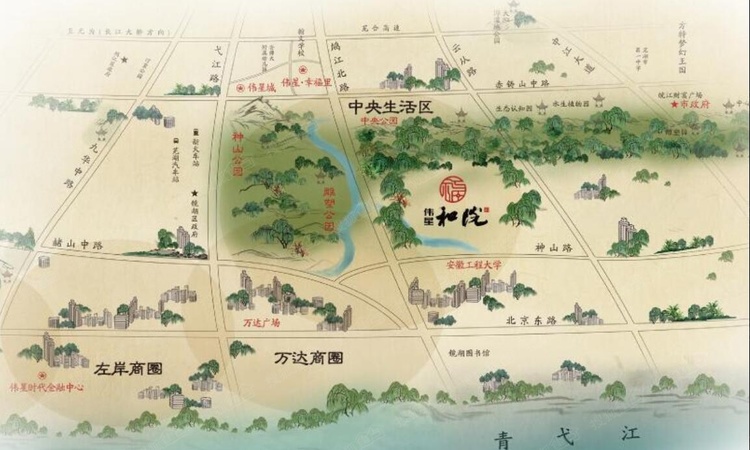 伟星和院交通图