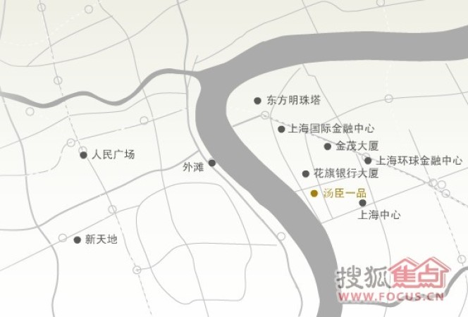 汤臣一品交通图