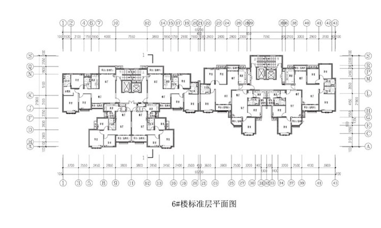济南恒大奥东新都楼层平面图