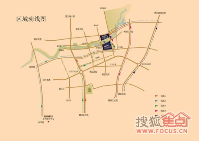 新湖仙林金谷交通图
