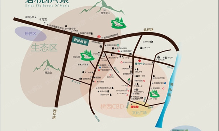 君悦枫景交通图