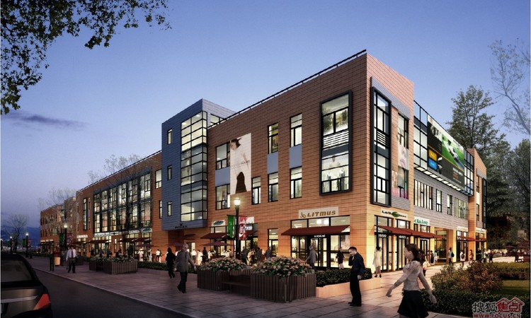 嘉天下休闲广场效果图