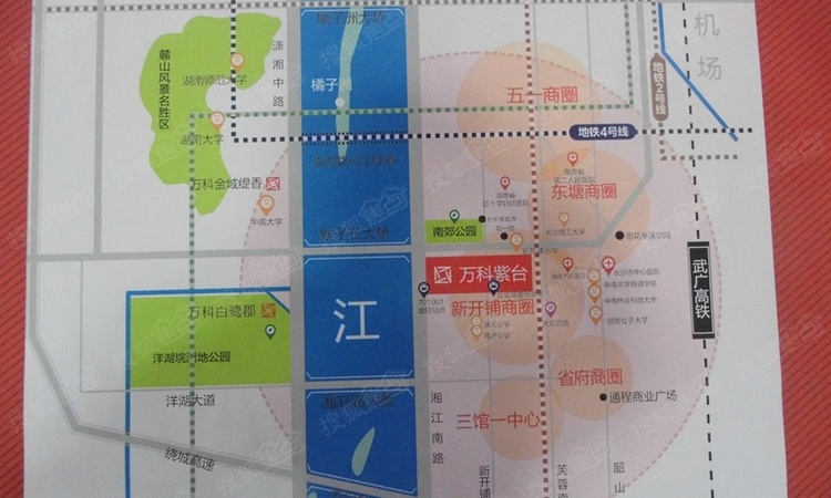 万科紫台交通图