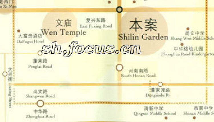 士林华苑交通图