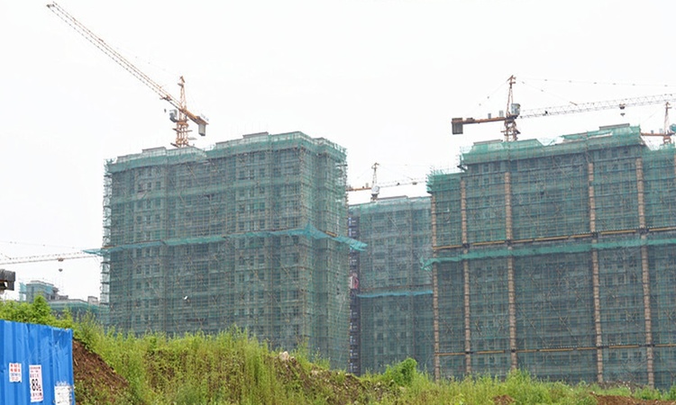 东方蓝海施工进度图