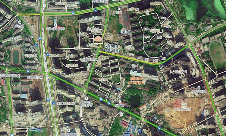 东方龙城清荷苑交通图