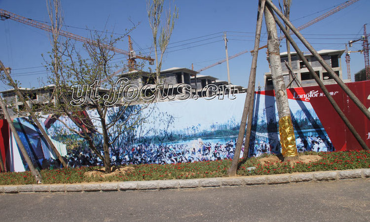 龙湖葡醍海湾施工进度图