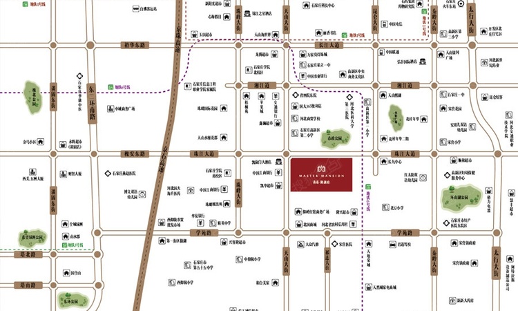 燕港御灏府交通图