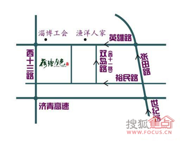 荷塘月色交通图