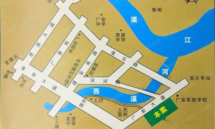 东南名居交通图