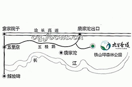九里香堤交通图