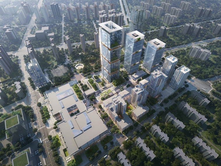 华润置地中心云上润府效果图