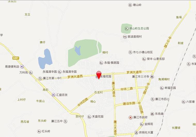 长盈翰林苑交通图