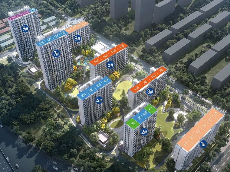 中海汇德里效果图