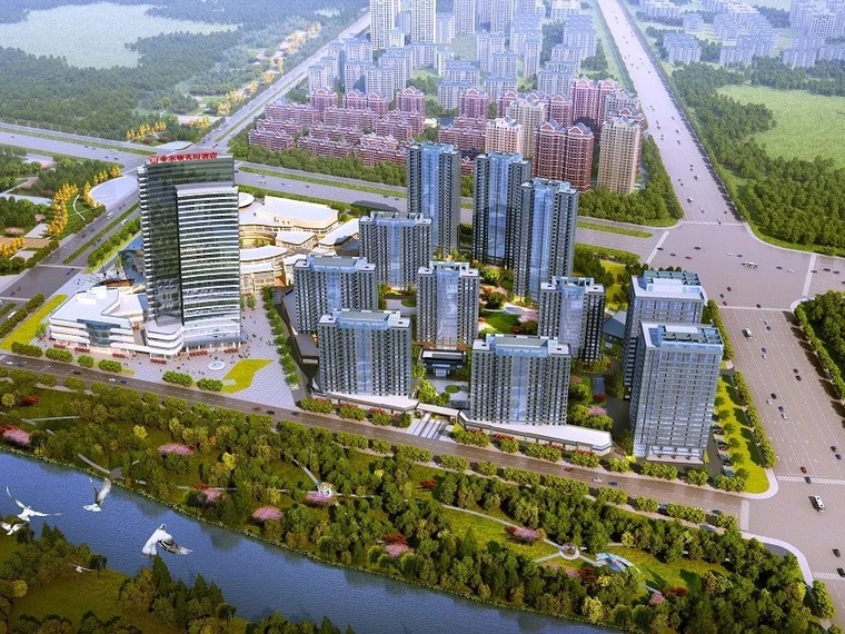 大树丝韵广场效果图