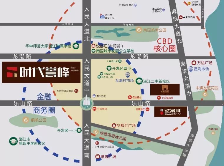 时代誉峰交通图