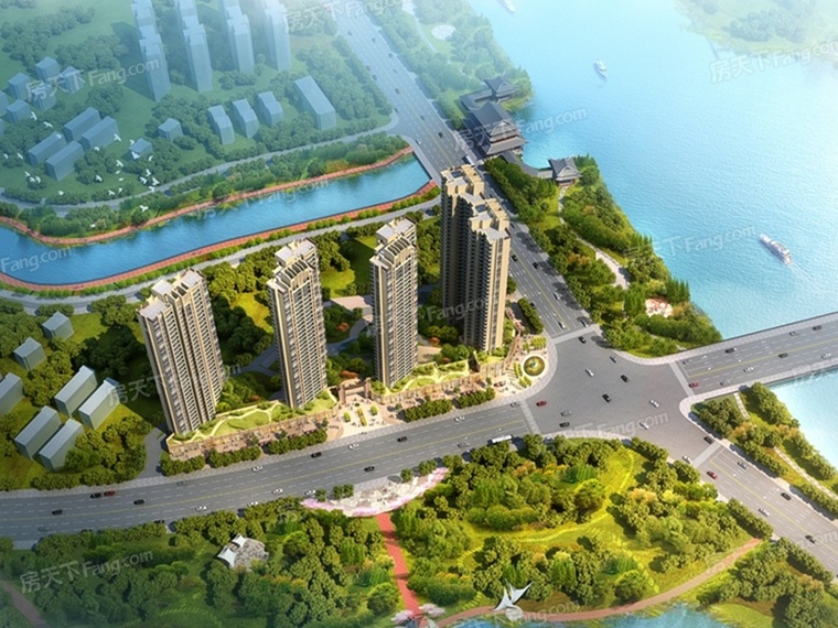 景富双湖湾效果图