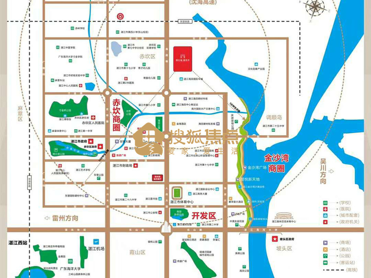 阳光城丽景湾交通图