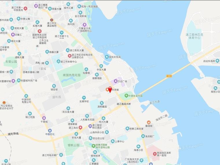 中交滨海广场交通图