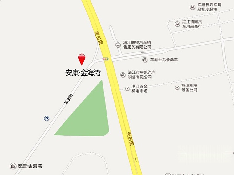 安康·金海湾交通图